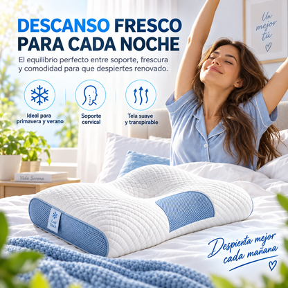 ALMOHADA ERGONÓMICA Y SENSACIÓN FRESCA