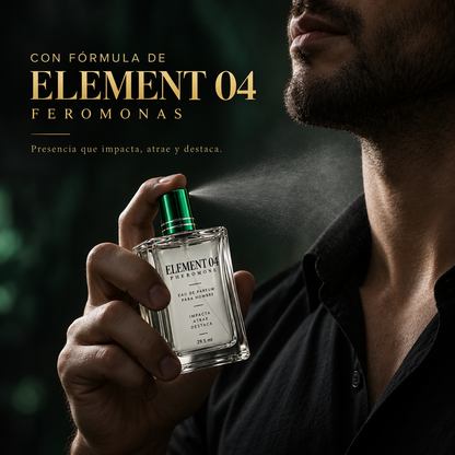 Element 04® No necesitas perseguir miradas. Haz que lleguen solas.