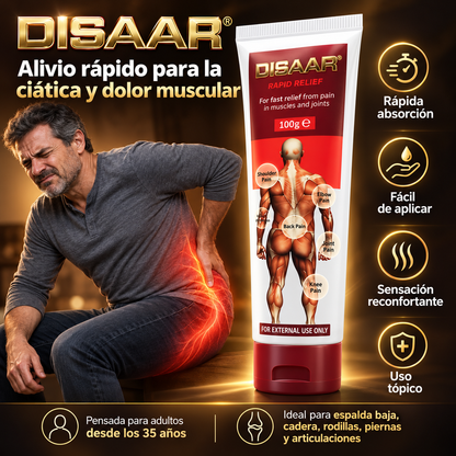 DISAAR® - Alivio rápido para la ciática y dolor muscular
