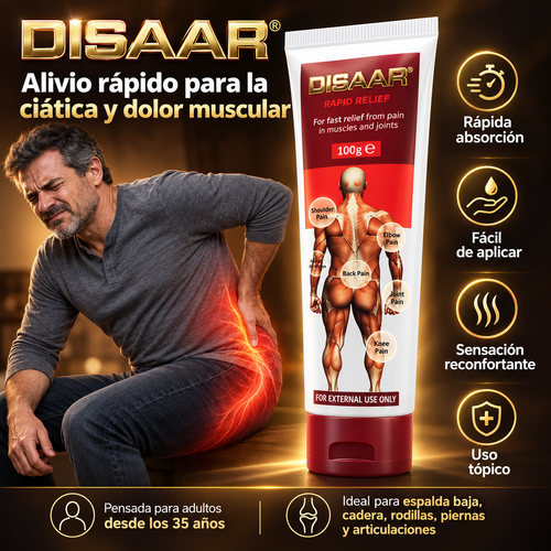 DISAAR® - Alivio rápido para la ciática y dolor muscular