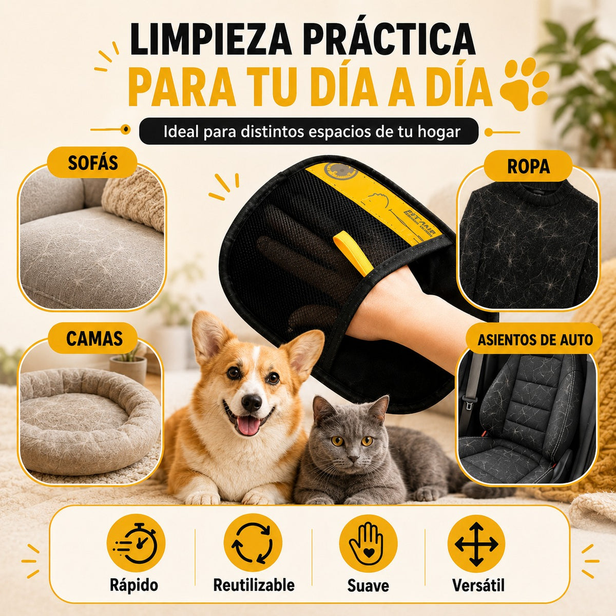 GUANTES QUITA PELOS - PROMOCIÓN 2X1