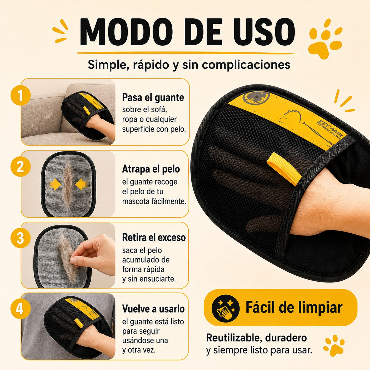 GUANTES QUITA PELOS - PROMOCIÓN 2X1