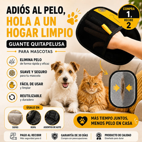 GUANTES QUITA PELOS - PROMOCIÓN 2X1