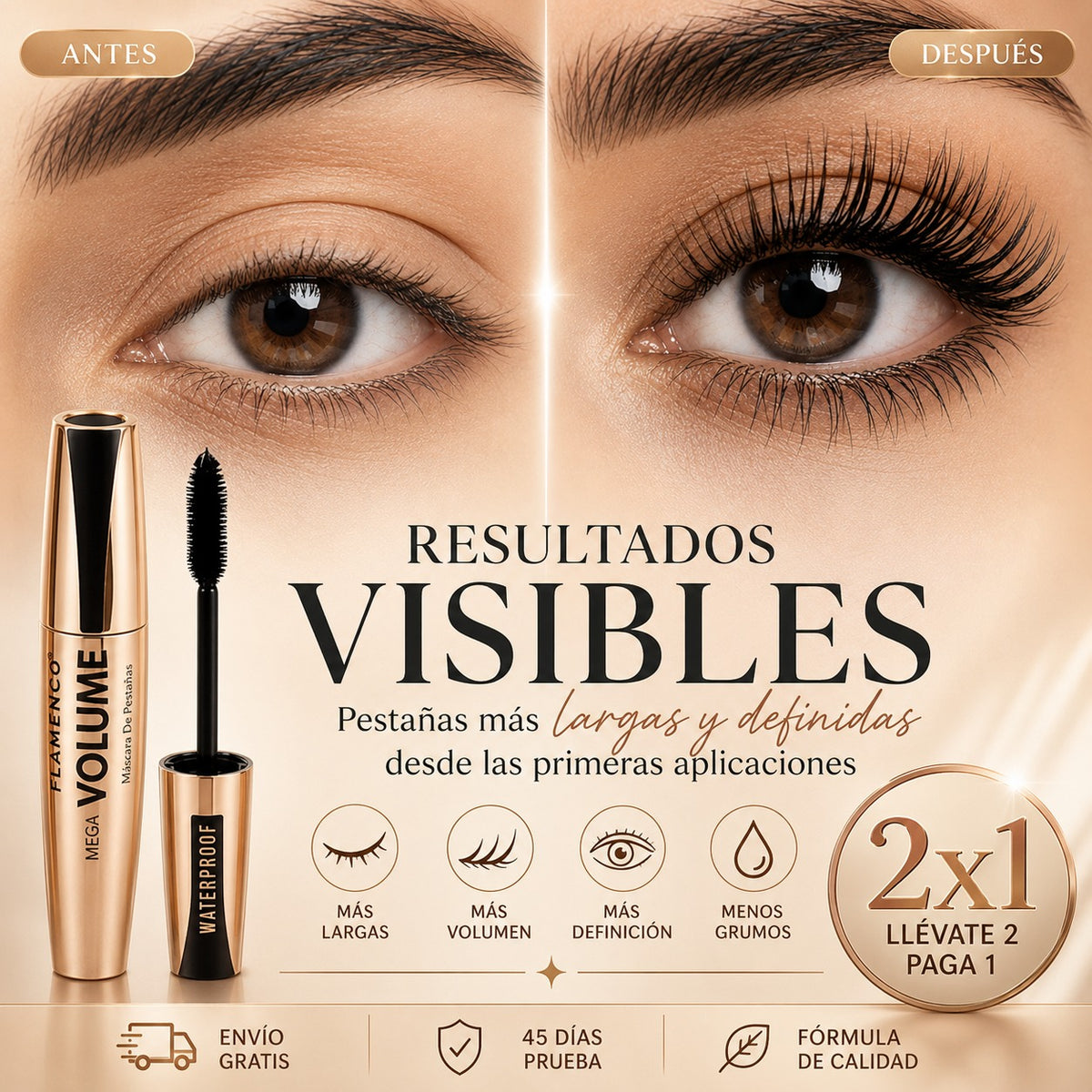MÁSCARA DE PESTAÑAS - PROMOCIÓN 2X1